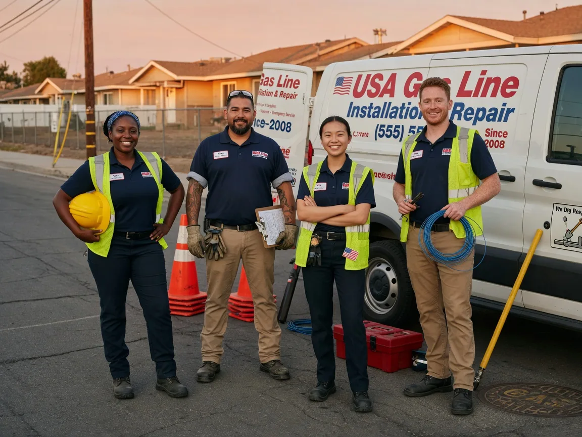 Gas Line Installation company in Sandy Hook, MS